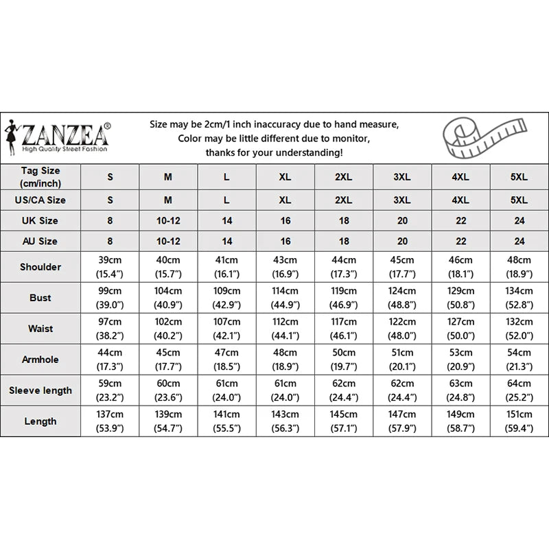 Women’s ZANZEA Modest Tie-Waist Maxi Dress