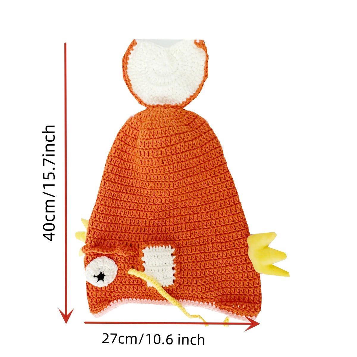 New 2026 Fashion Handmade Woolen Crocheted Carp Head Hats Women And Men Funny Fish King Warm Pile Hat Adult Unisex Knitted Hats