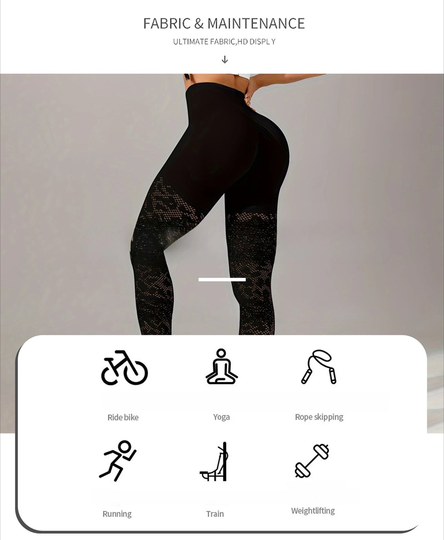 Women’s High-Waisted Mesh Yoga Leggings
