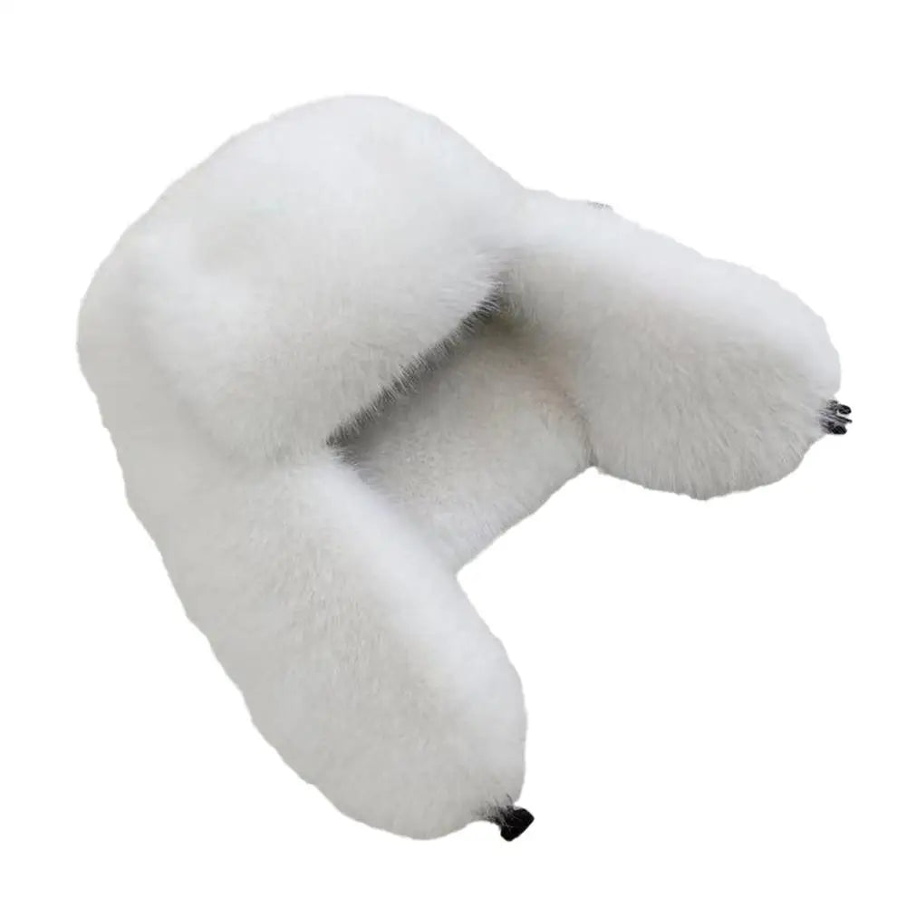 Unisex Faux Fur Winter Bomber Hat