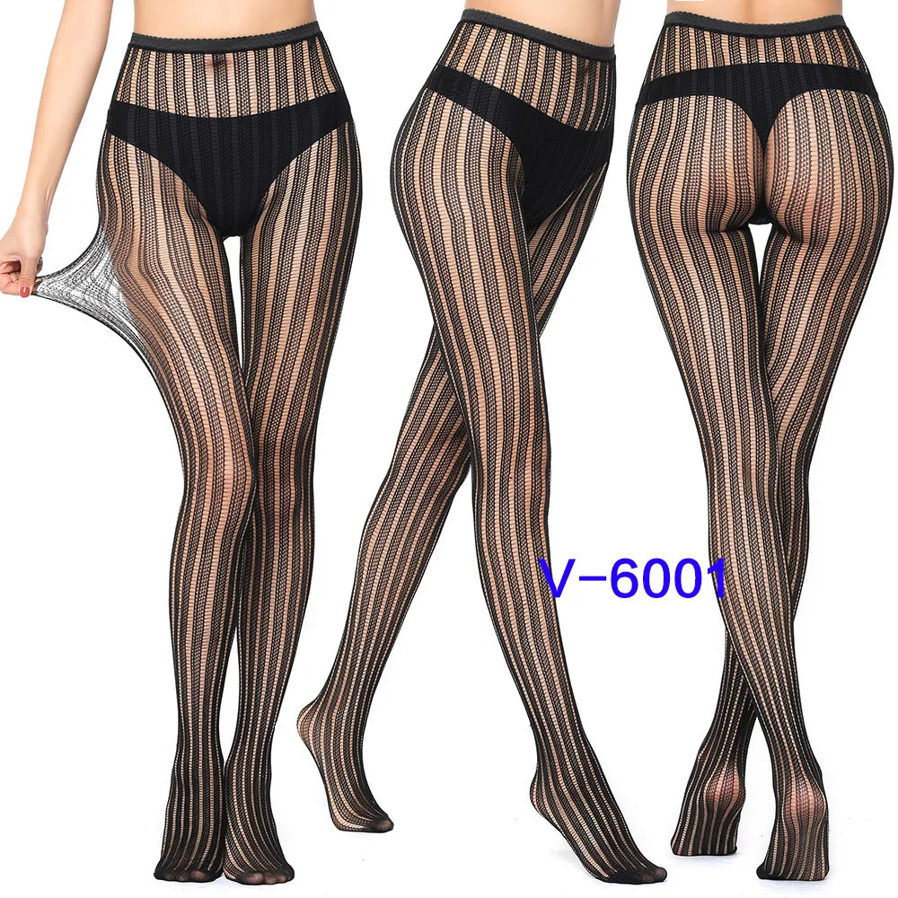 Women’s Sheer Geometric Pattern Tights