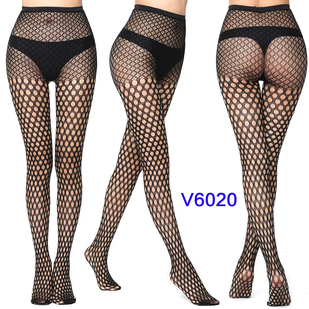 Women’s Sheer Geometric Pattern Tights
