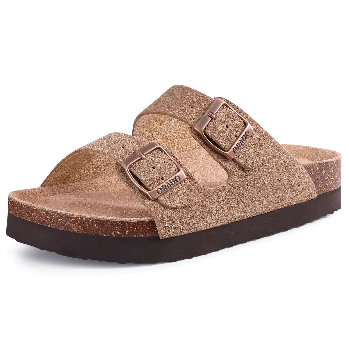 Smile Pop Summer Men's Cork Clogs Slippers Fashion Outdoor Men Antiskid Beach Sandals Classic Men Mule With Adjustable buckle