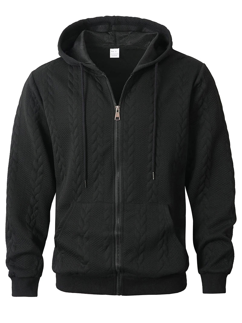 2026 Men’s Paisley Print Zip Hoodie