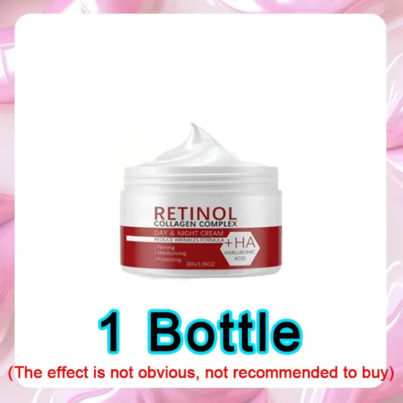 Retinol Collagen Hyaluronic Acid 3-in-1 Whitening Cream for Face & Body – Hydrating Dark Spot Care, Brightening & Even-Tone Skin Cream