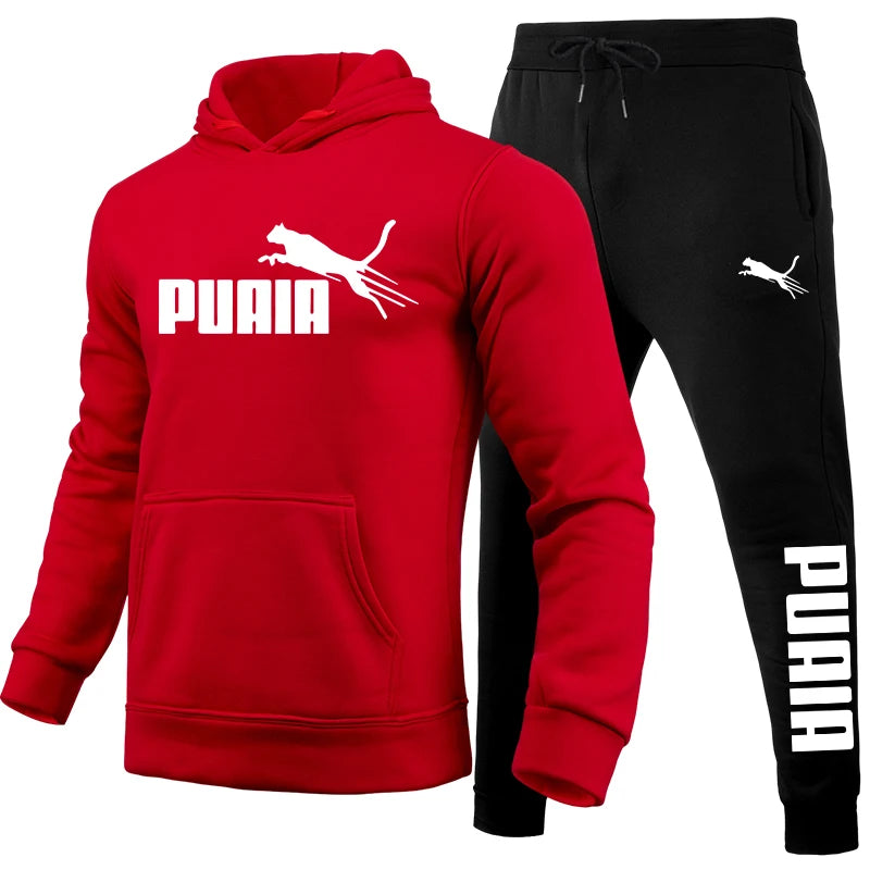 Men’s Printed Pullover Tracksuit