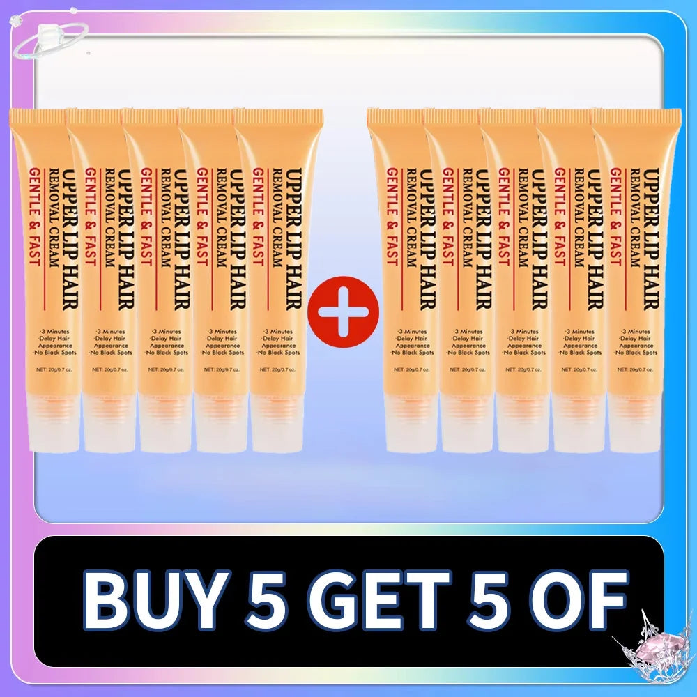 3-Minute Fast Hair Removal Cream for Women & Men – Gentle Depilatory for Face, Arms, Legs & Underarms, Smooth Skin Care