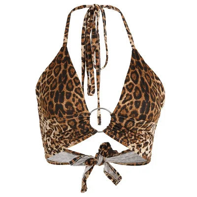Women’s Leopard Print High Street Tank Top