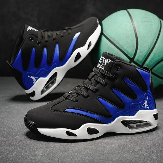High-top basketball-inspired design
