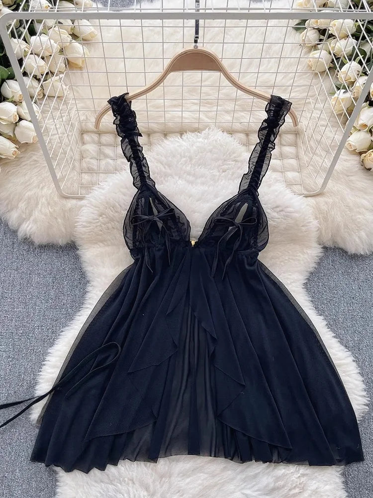 Women’s Floral Lace Strapless Mini Dress