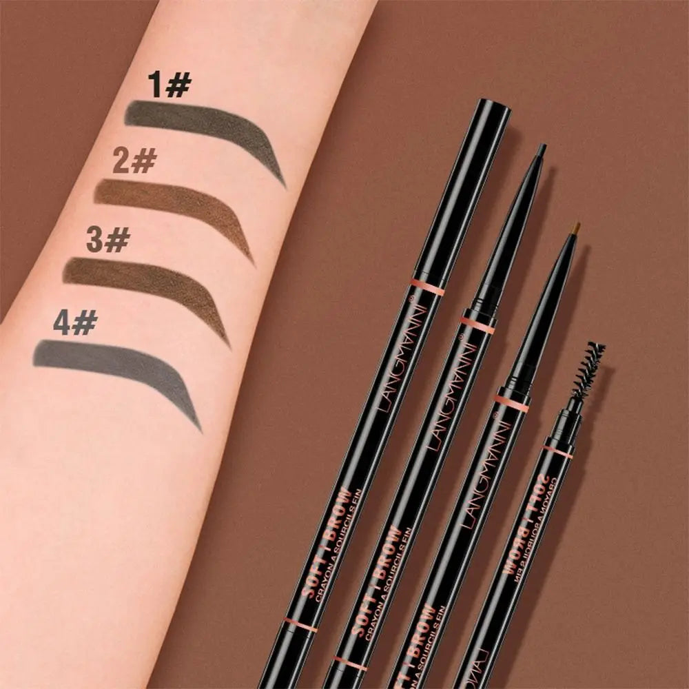 Double-Ended Waterproof Eyebrow Pencil