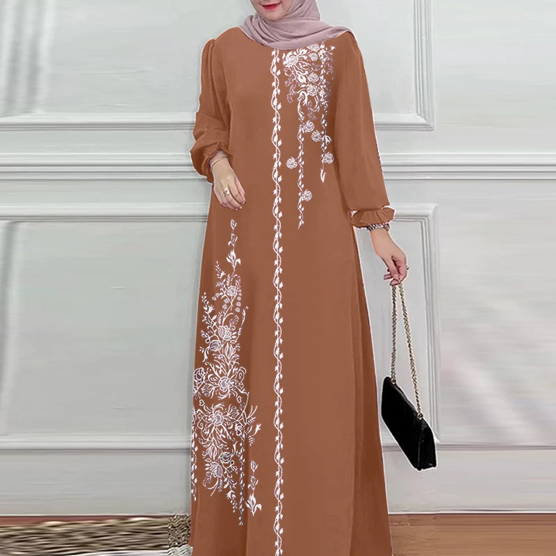 Women’s ZANZEA Bohemian Floral Maxi Dress