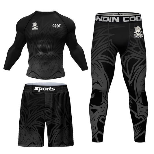 Men’s MMA & BJJ Compression Training Set