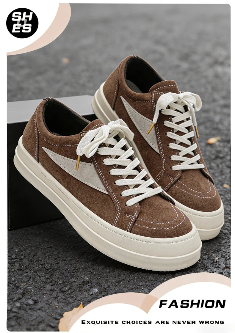 New Arrival Mens Casual Shoes Platform Male Sneakers Stylish Vulcanized Shoes for Man Hot Sale Casual Footwear Skateboard Shoes
