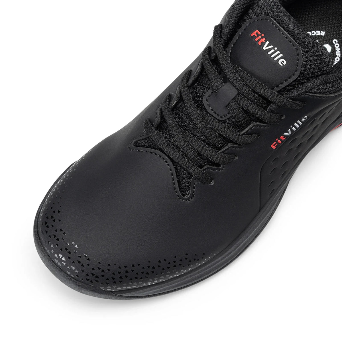 FitVille Men'S Golf Shoes Extra Wide Waterproof, Professional No-Slip Spiked Golf Shoes With Arch Support For Wide Feet