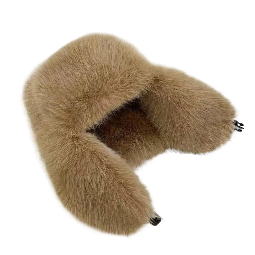 Unisex Faux Fur Winter Bomber Hat