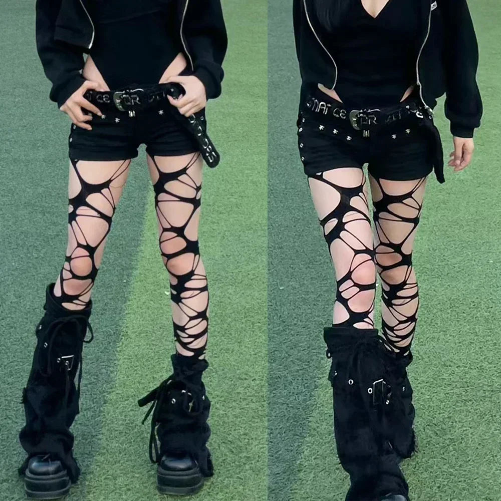 Women’s Sheer Geometric Pattern Tights