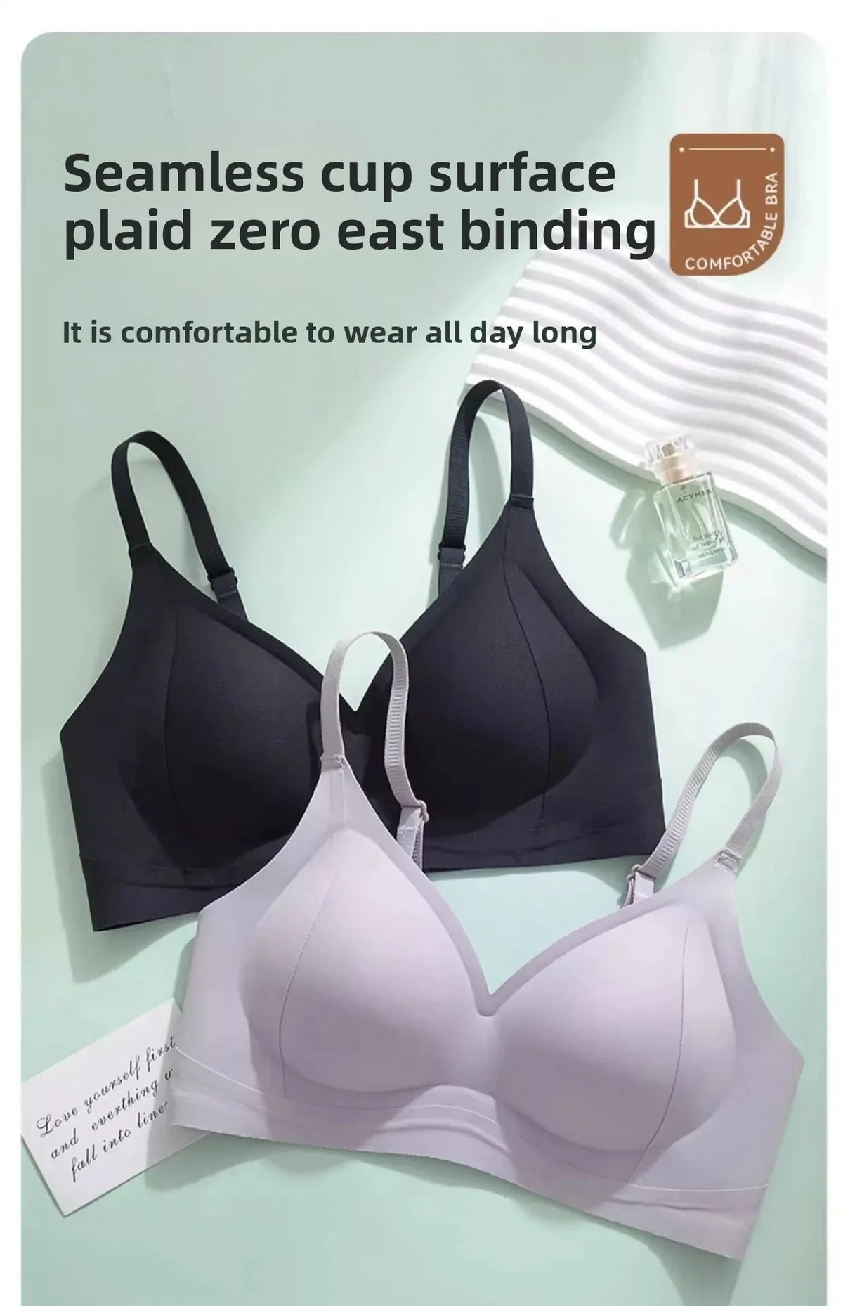Comfortable Women's Everyday Bra Lifting Thin No Steel Ring Seamless Underwear Prevent Side Breast Collection Sagging Bras