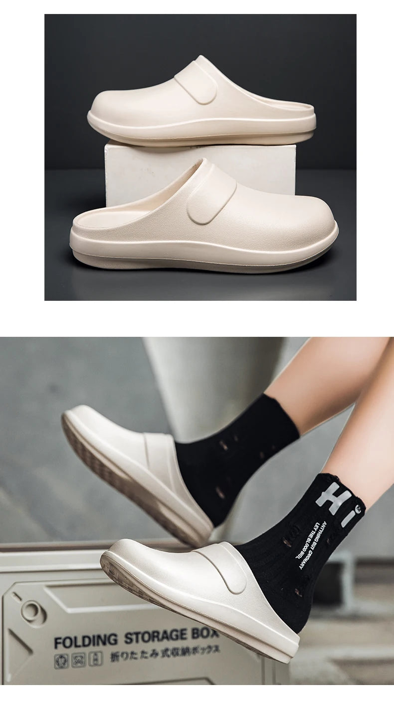2026 Waterproof Chef Shoes Operating Room Slippers Protective Shoes for Men Women Non-Slip Silken Lab Shoes Doctor Work Shoes