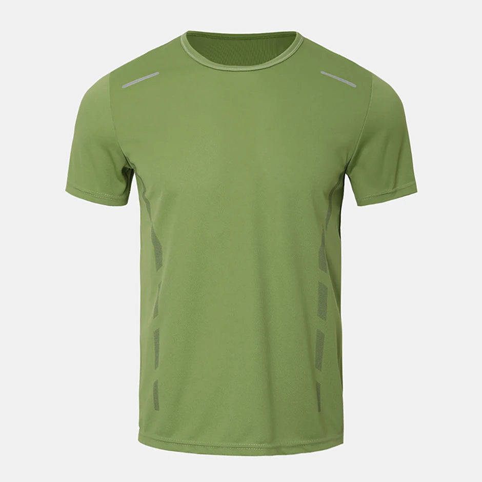 Men’s Quick-Dry Printed Sports T-Shirt