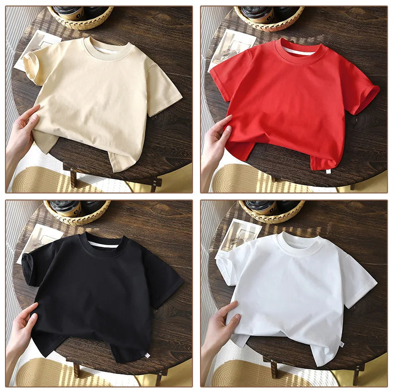 Kids’ Cotton Short-Sleeve T-Shirt – Summer Casual Top