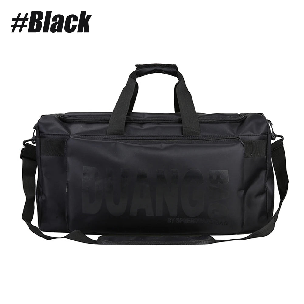 Unisex Large Capacity 36–55L Gym & Travel Duffle Bag – Lightweight Nylon Fitness Sports Bag for Training, Workouts & Weekend Trips
