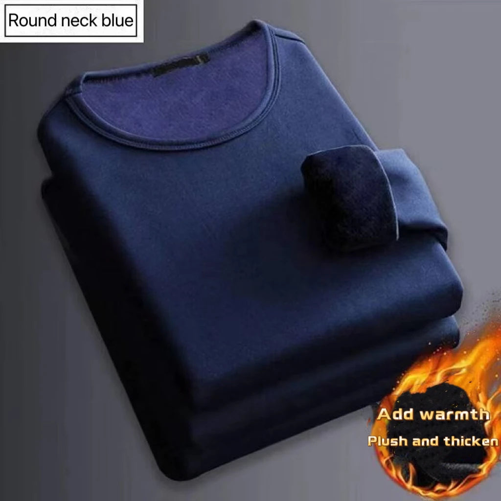 Men's Thick Fleece-Lined Thermal Shirt