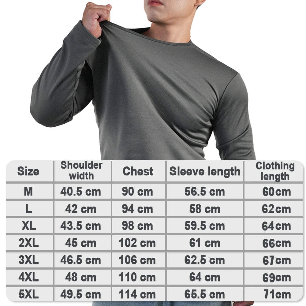 Men's Thick Fleece-Lined Thermal Shirt