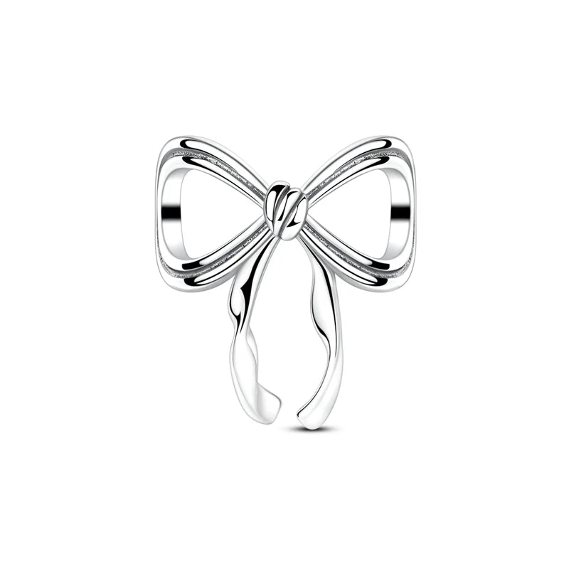 925 Sterling Silver Pink Ballet Girl Bow Pendant Charm Bead for Women – Elegant DIY Jewelry Making Charm for Bracelets & Necklaces
