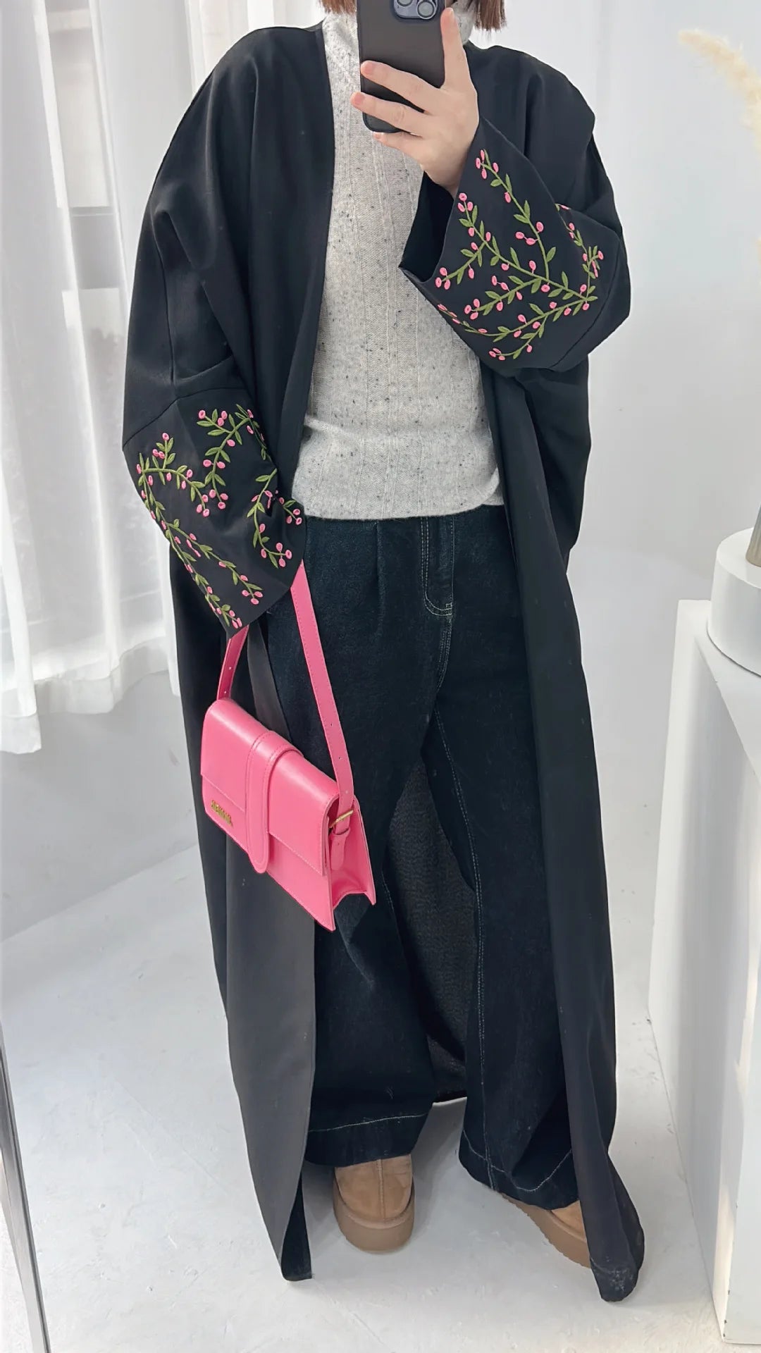Women’s Elegant Eid Embroidered Abaya