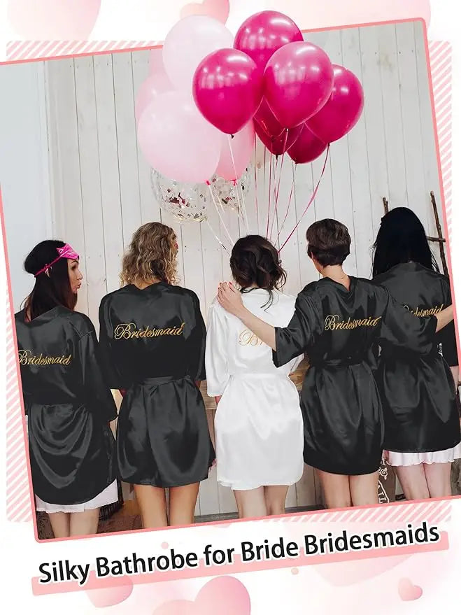 Women’s Satin Short Robe