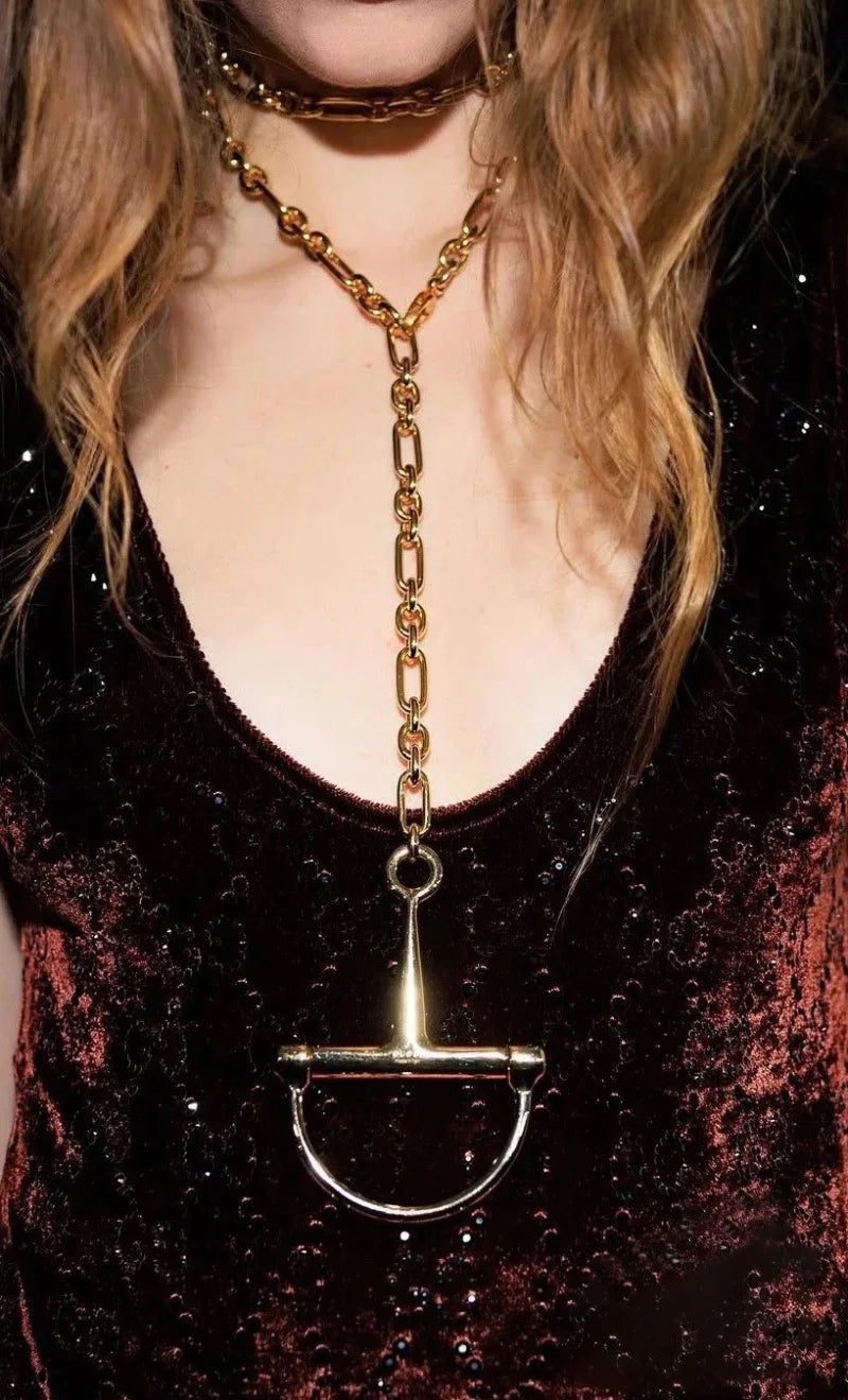 Women’s Classic Geometric Link Chain Necklace