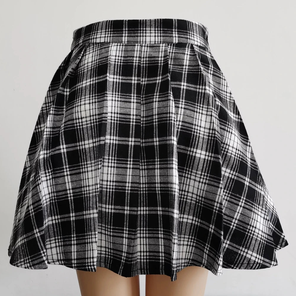 Women’s Harajuku Gothic Asymmetrical Mini Skirt