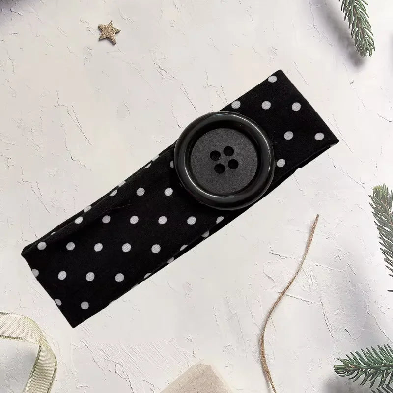 Women’s Y2K Retro Dot Stretch Headband