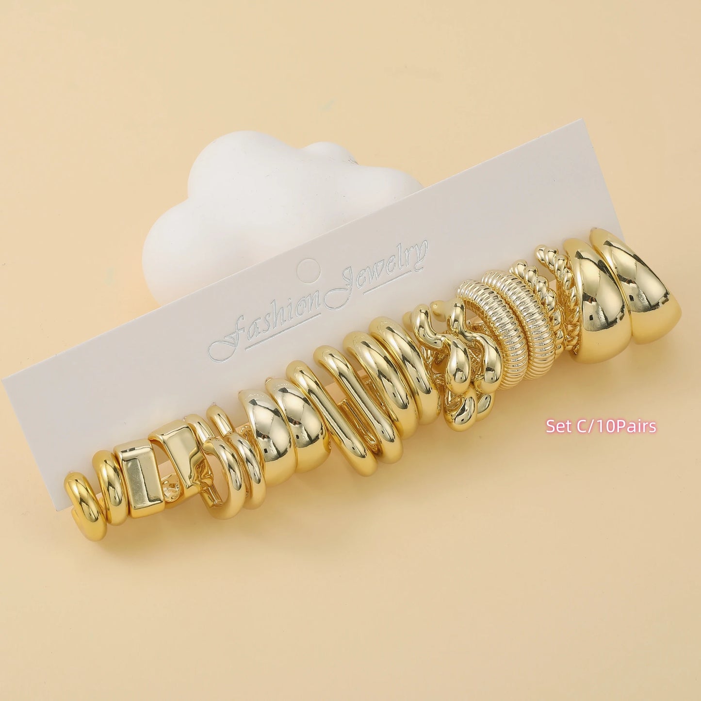 Women’s Irregular Statement Stud Earrings