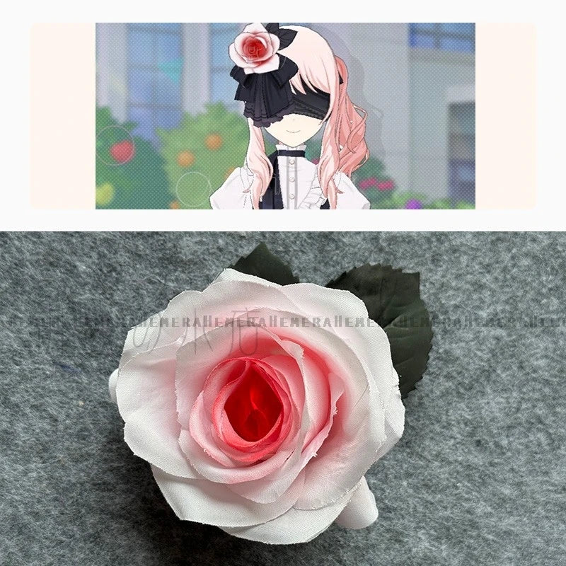 Project Sekai Akiyama Mizuki Cosplay Costume PJSK Lovely Lolita Party White Dress Wig Mizu5 Uniform Women Halloween Outfit