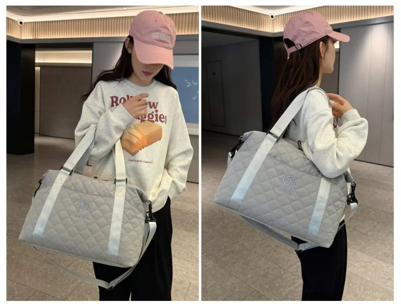 Large Capacity Sports Gym & Travel Duffle Bag – Dry/Wet Separation Shoulder Handbag for Yoga, Fitness, Training & Short Trips