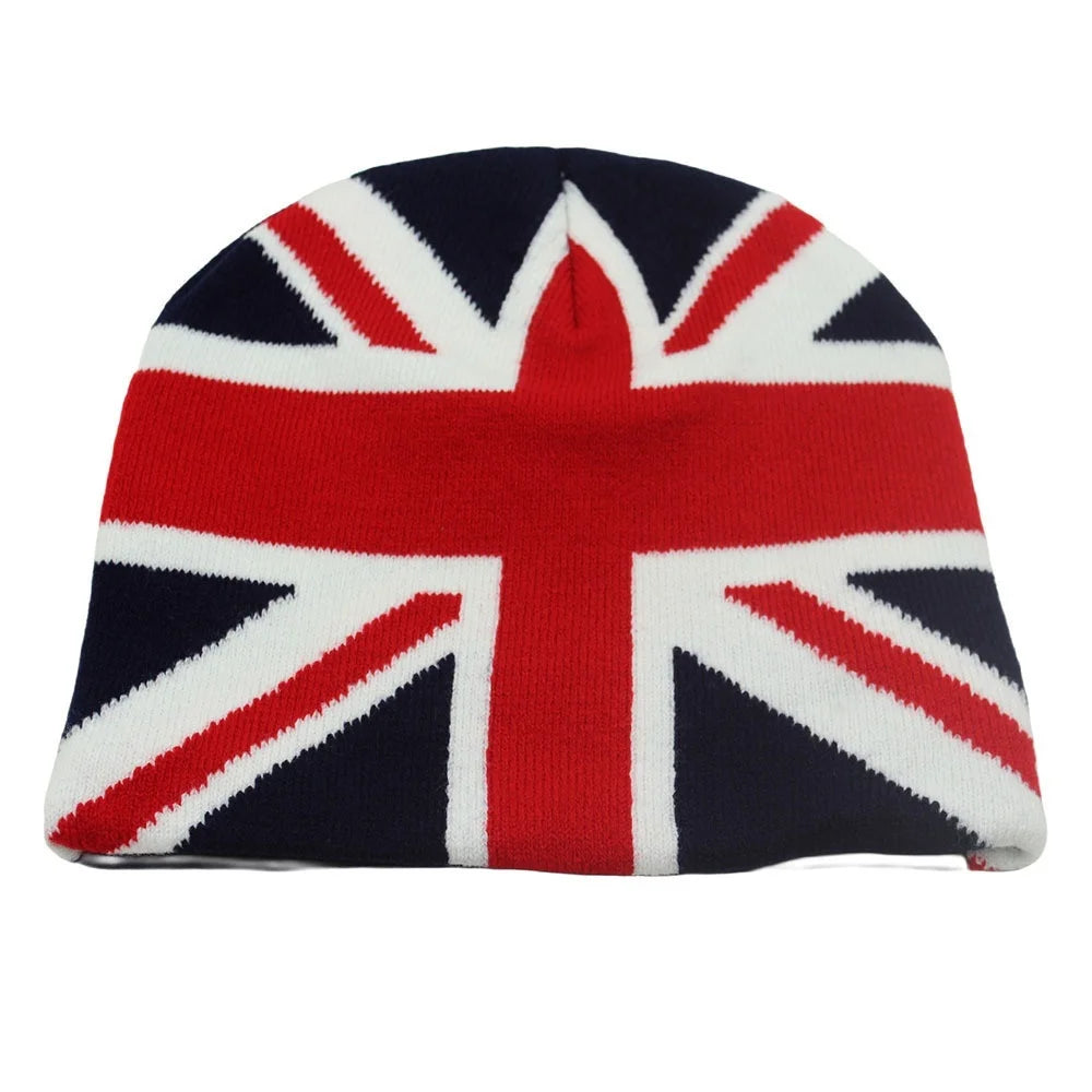 Unisex Union Jack Knit Beanie