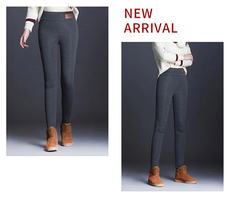 Women's Cozy Lamb Fleece Thermal Leggings