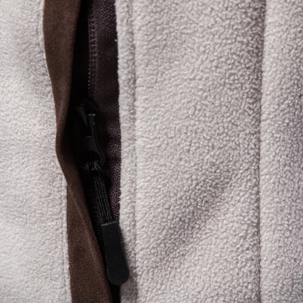 2026 Men’s Casual Fleece Zip-Up Hoodie