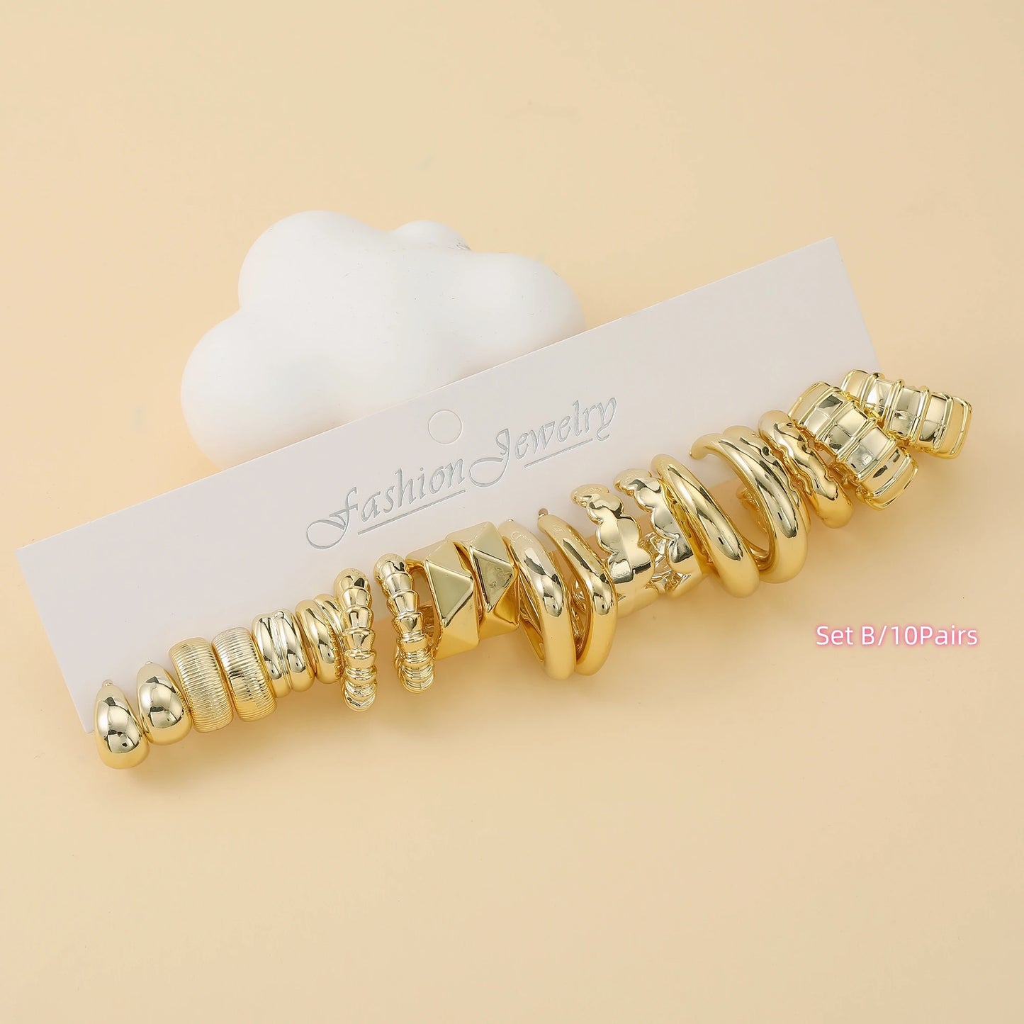 Women’s Irregular Statement Stud Earrings