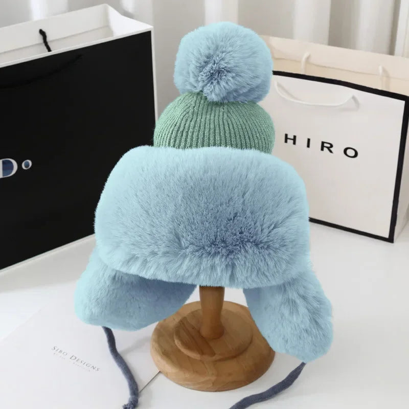 Women's Cozy Faux Fur Trapper Hat