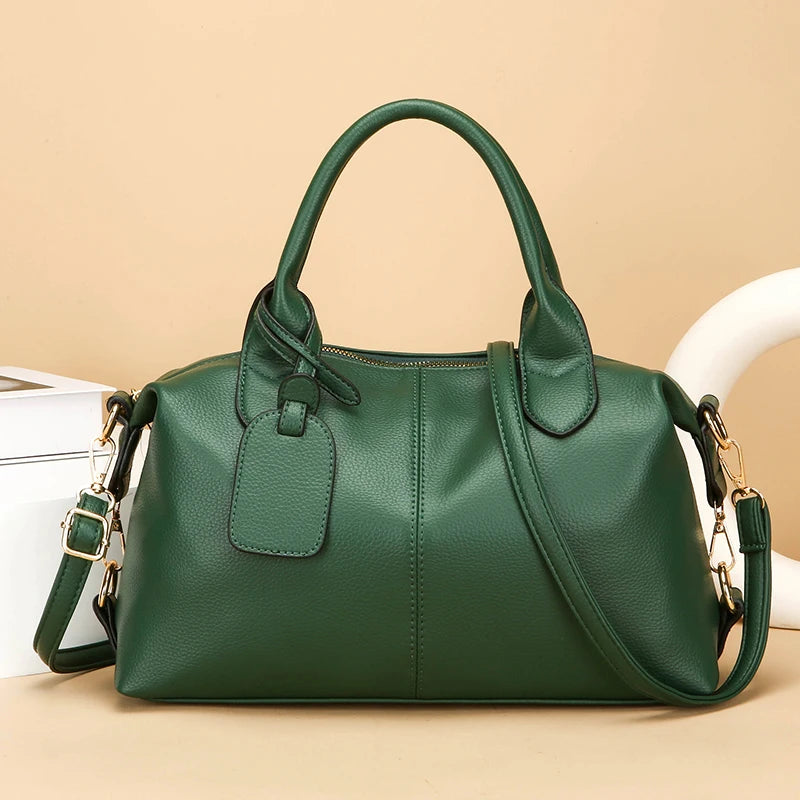 Women’s Fashion PU Shoulder & Crossbody Tote Bag
