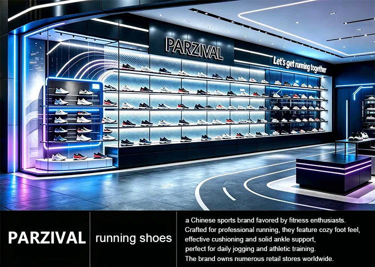 Men’s Breathable Platform Running Sneakers