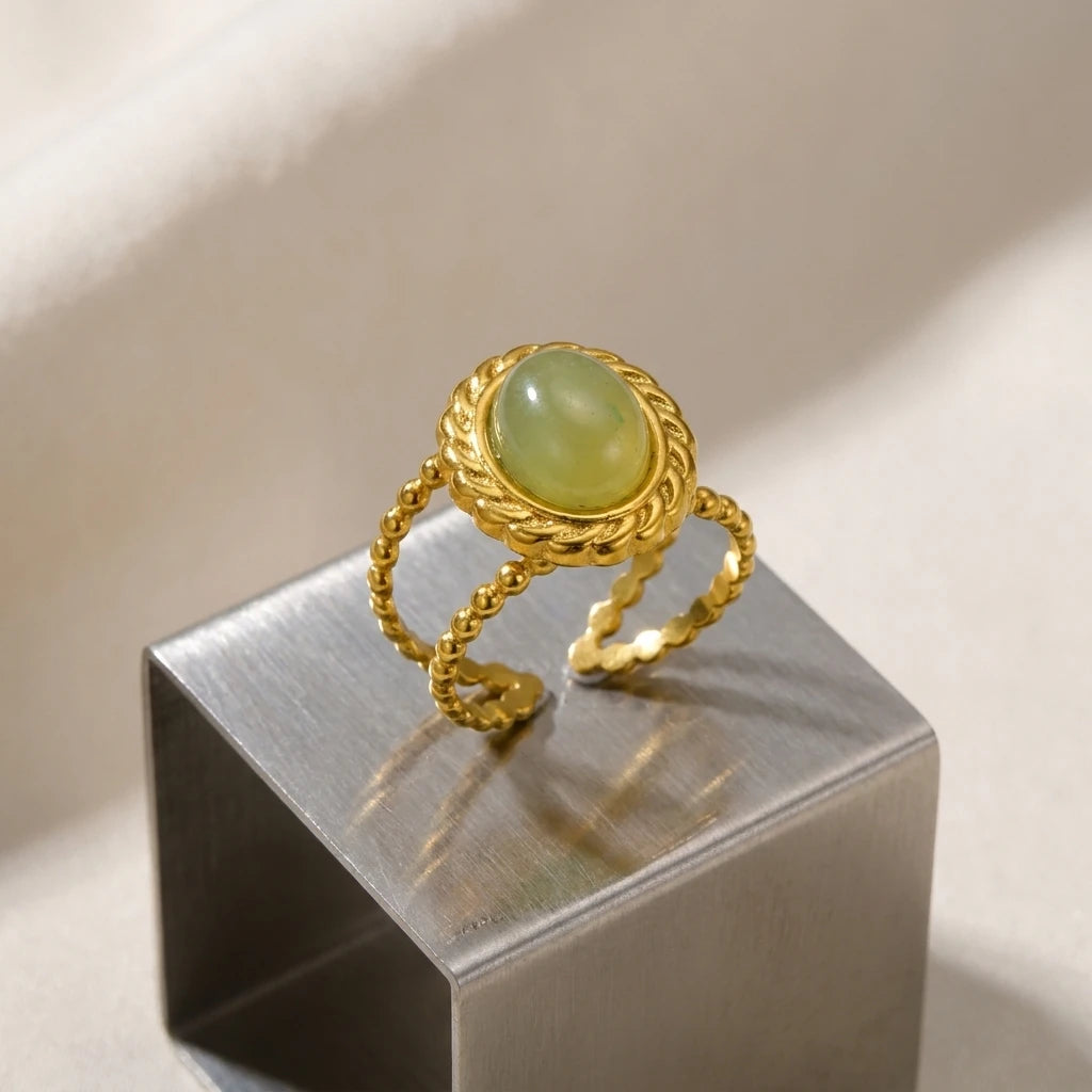 Women’s Stainless Steel Irregular Punk Statement Ring