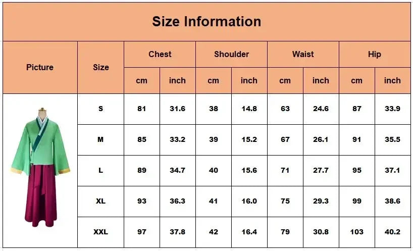 Anime Maomao Cosplay Kostuum Apotheker Diaries Kimono Mao Mao Uniform Outfits Halloween Carnaval Party Voor Vrouwen
