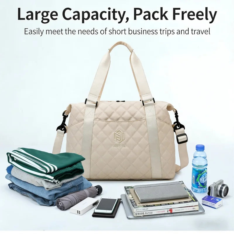 Large Capacity Sports Gym & Travel Duffle Bag – Dry/Wet Separation Shoulder Handbag for Yoga, Fitness, Training & Short Trips