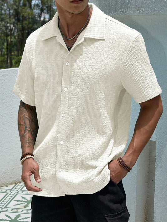 Men’s Pleated Lightweight Summer Shirt