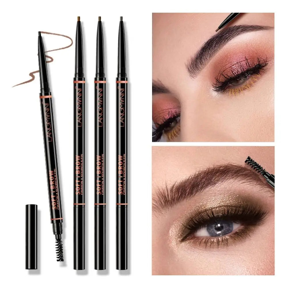 Double-Ended Waterproof Eyebrow Pencil