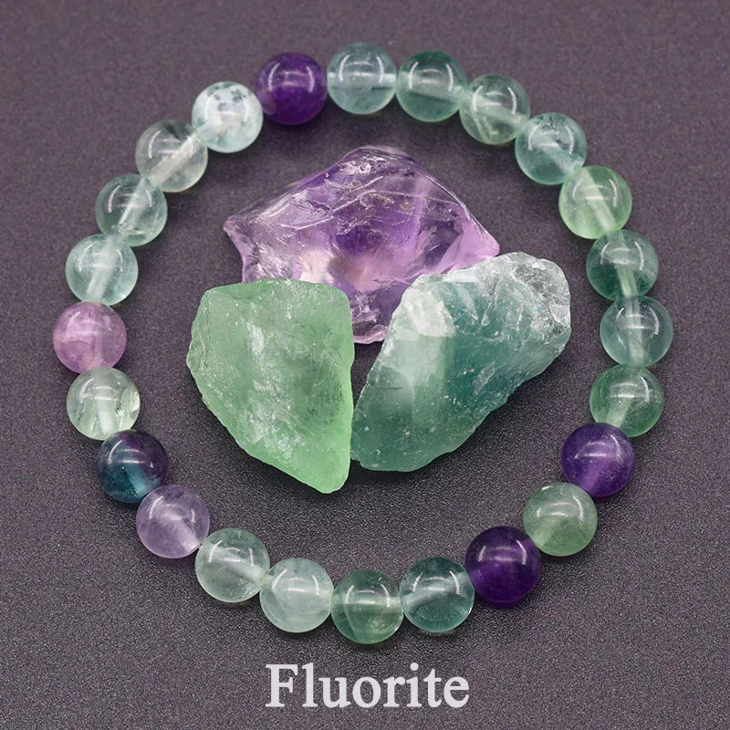 Indian Agate Bead Bracelet for Women – Natural Colorful Crystal Stone Strand Bracelet, Energy-Inspired Yoga Jewelry Gift